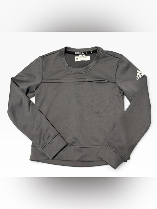 adidas Tops - adidas Gray Aeroready *Sample* Crewneck Sweatshirt